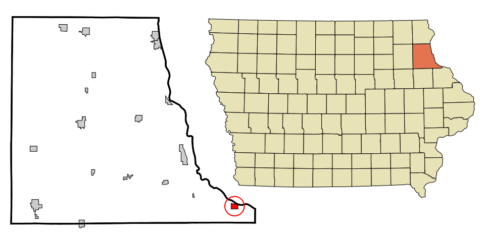 Locator map of North Buena Vista