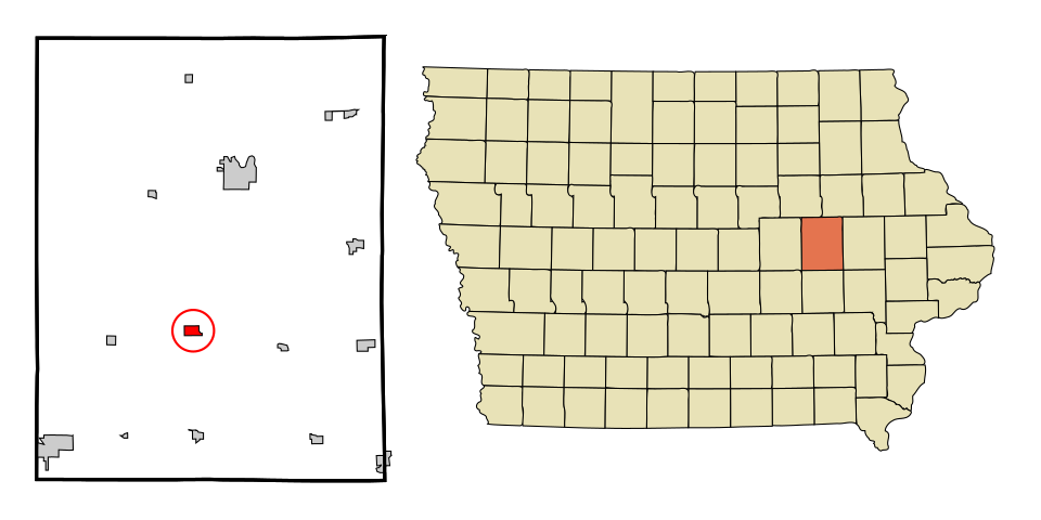 Locator map of Van Horne