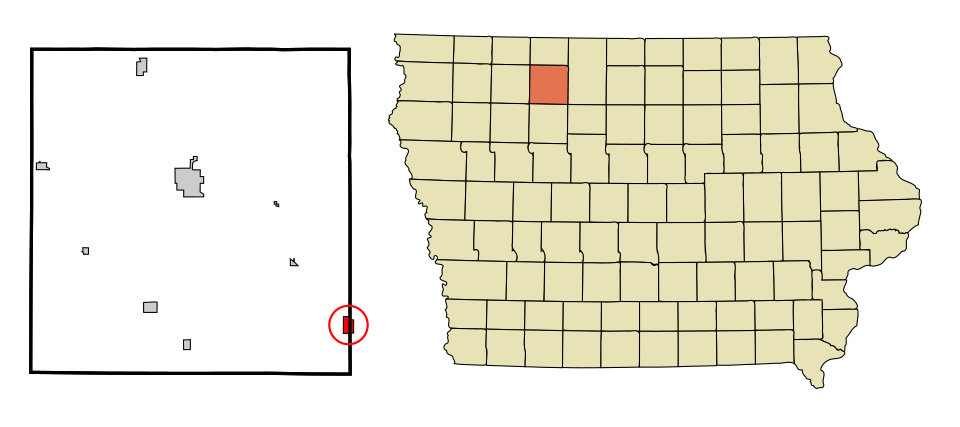 Locator map of West Bend