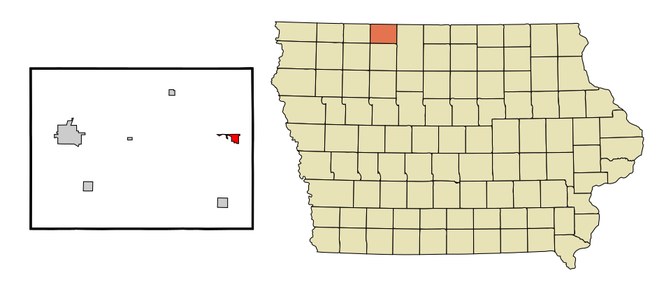 Locator map of Armstrong