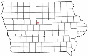 Locator map of Stanhope