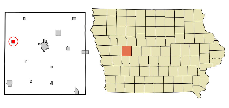 Locator map of Arcadia