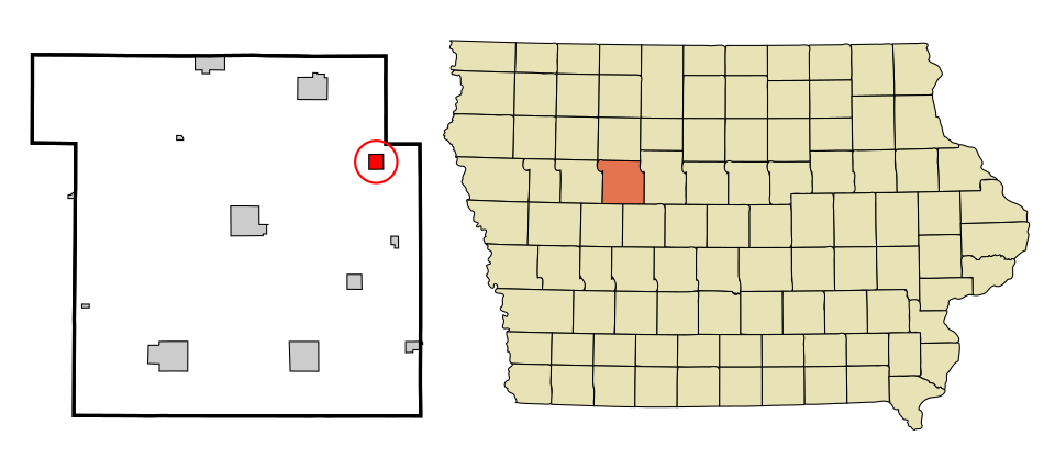 Locator map of Knierim