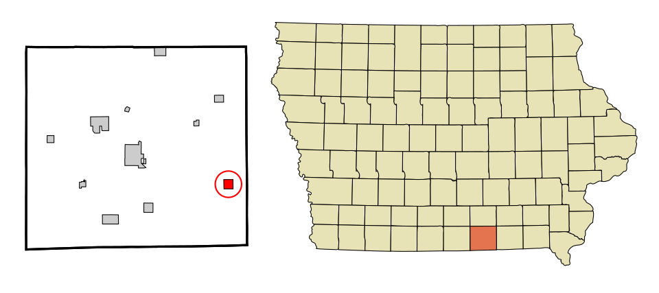 Locator map of Moulton