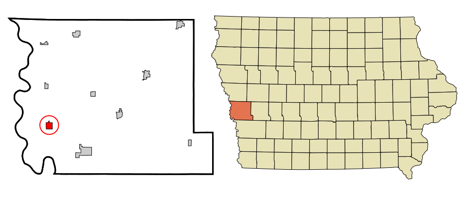 Locator map of Modale