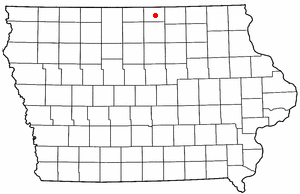 Locator map of Kensett