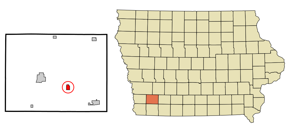Locator map of Stanton