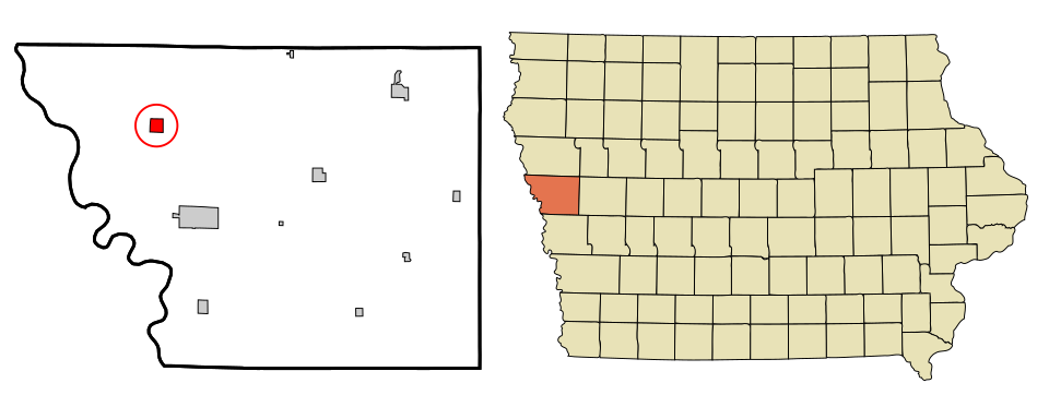 Locator map of Whiting