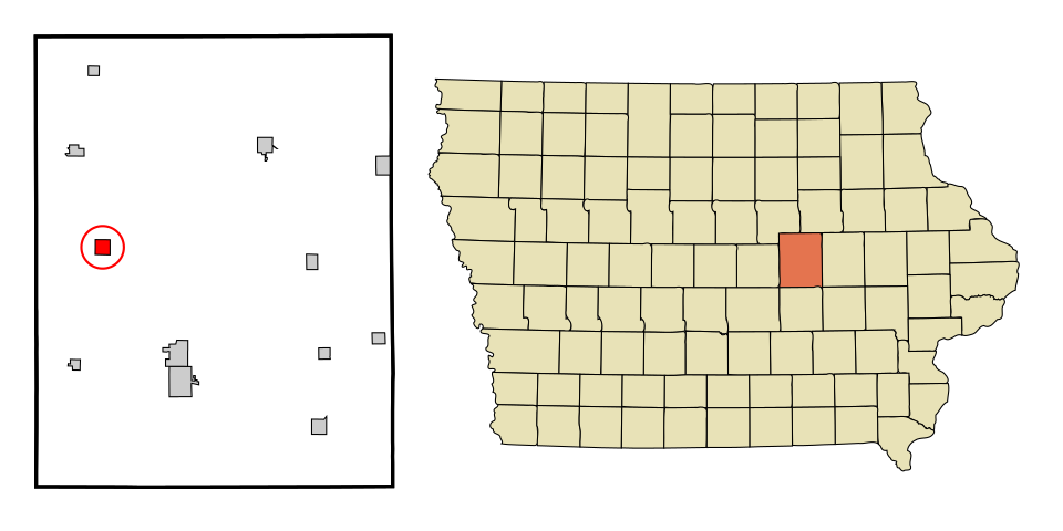 Locator map of Garwin