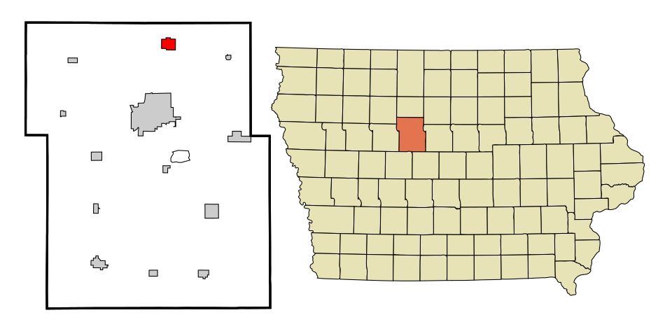 Locator map of Badger