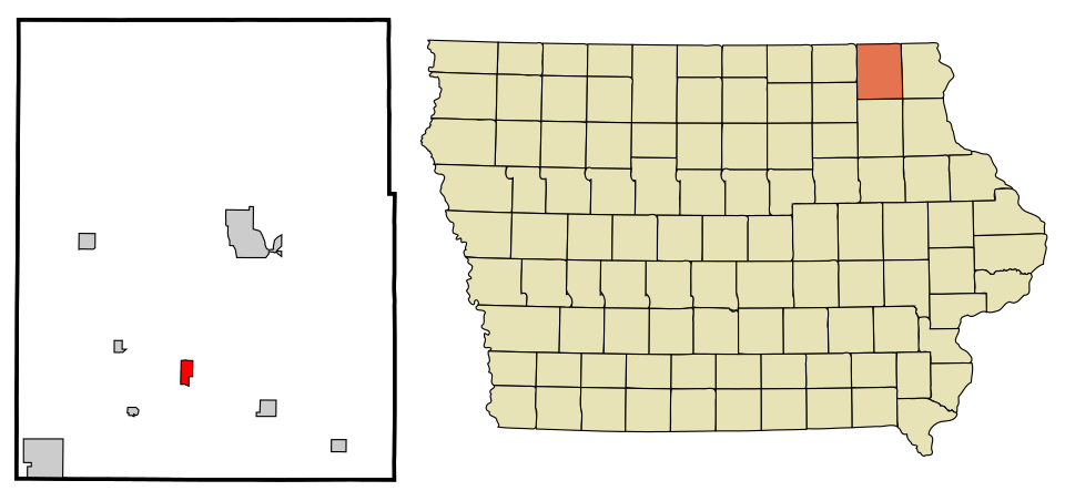 Locator map of Calmar