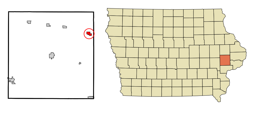 Locator map of Lowden
