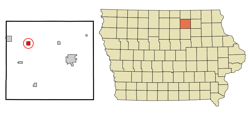 Locator map of Rudd