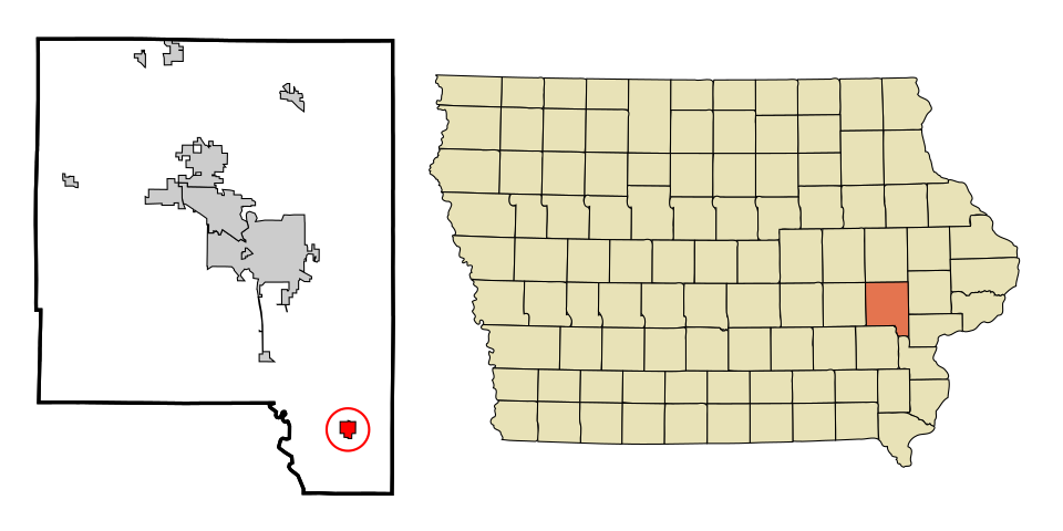 Locator map of Lone Tree
