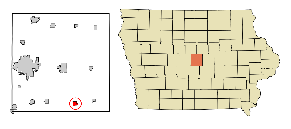 Locator map of Maxwell