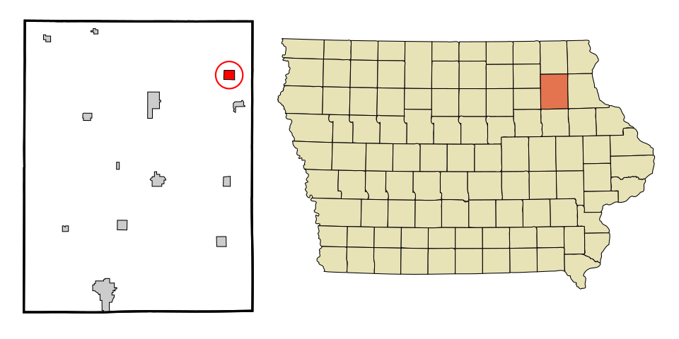 Locator map of Clermont