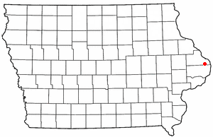 Locator map of Miles