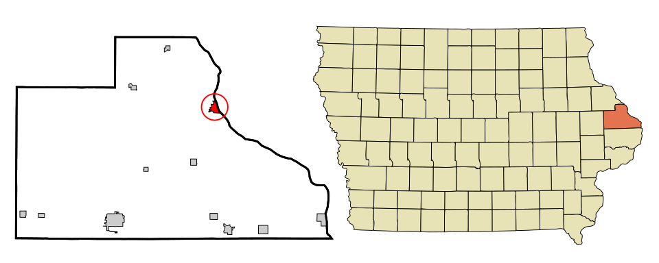 Locator map of Bellevue