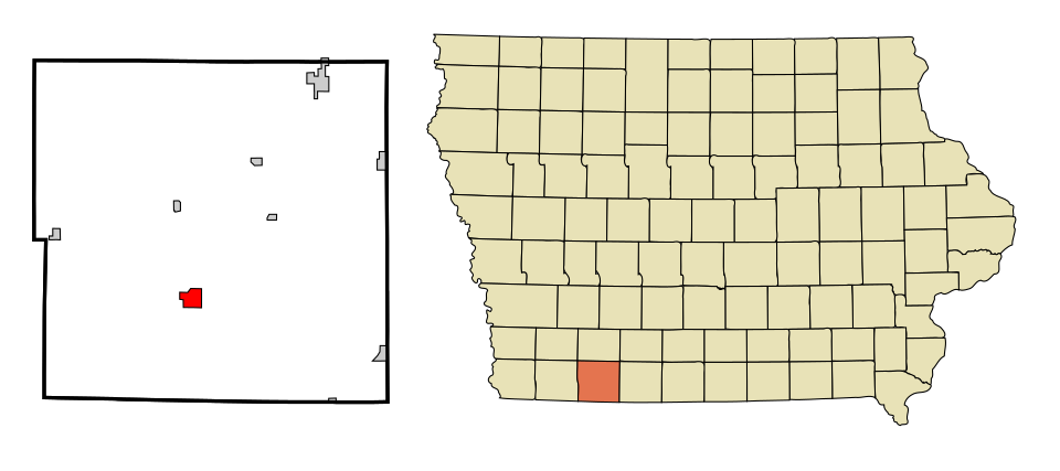 Locator map of Bedford