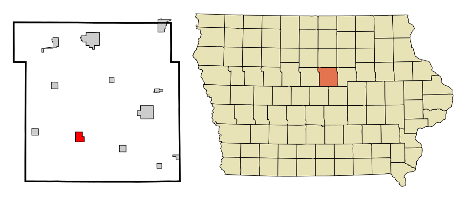 Locator map of Hubbard