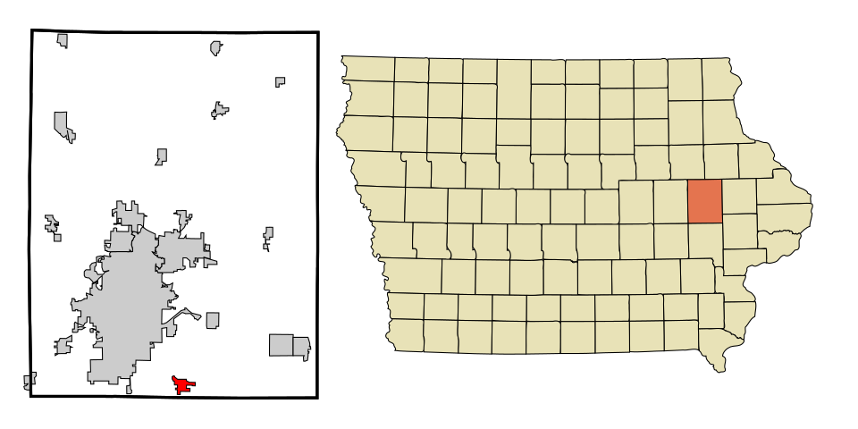 Locator map of Ely