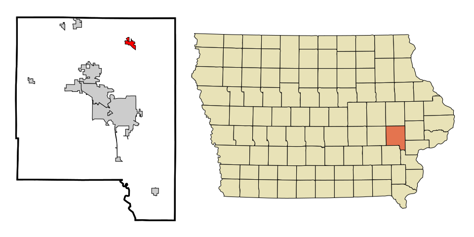 Locator map of Solon