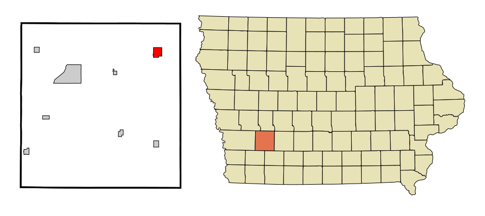 Locator map of Anita