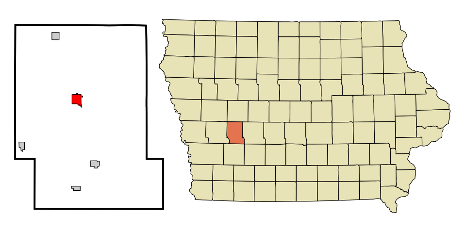 Locator map of Audubon