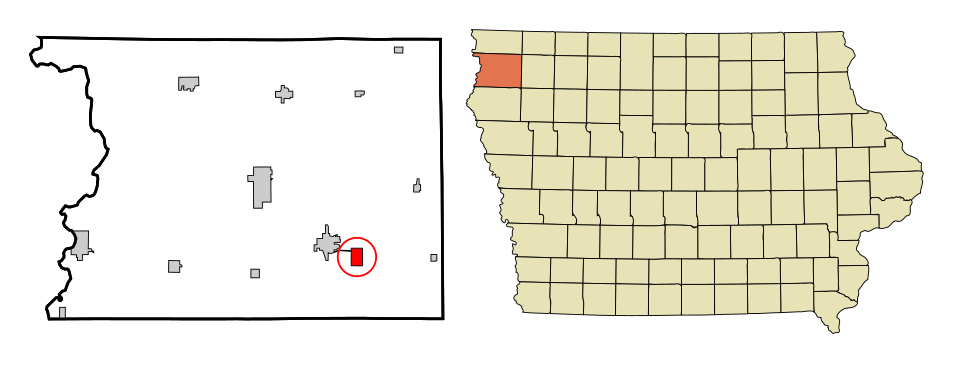 Locator map of Alton