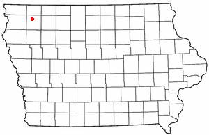 Locator map of Sanborn