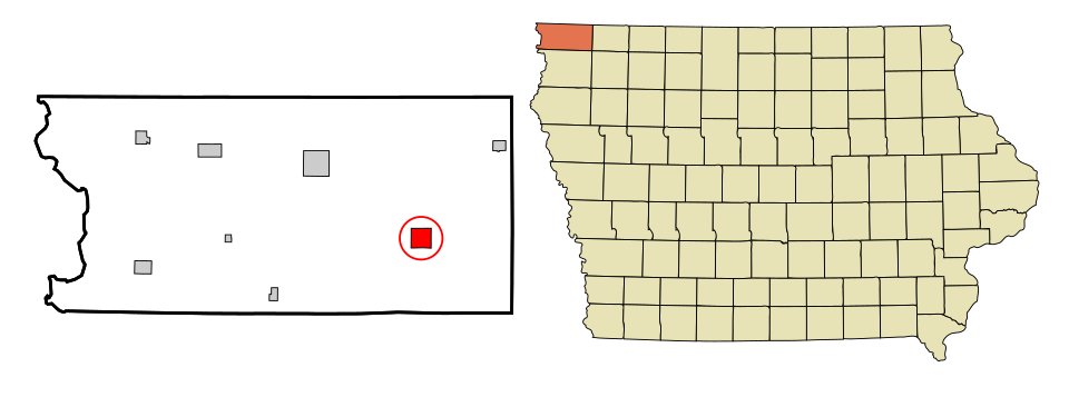 Locator map of George