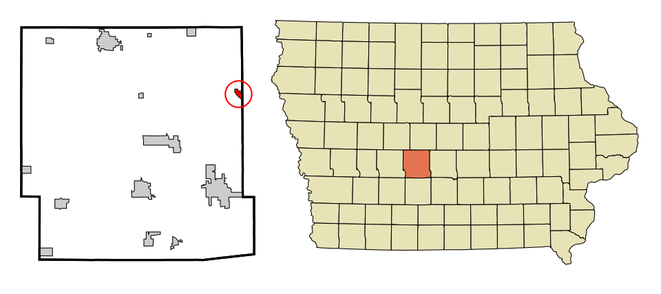 Locator map of Granger