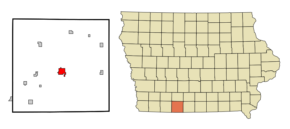Locator map of Mount Ayr