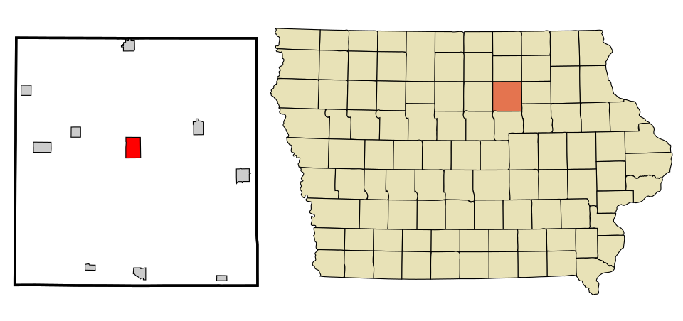 Locator map of Allison