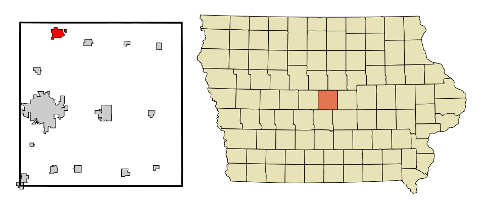 Locator map of Story