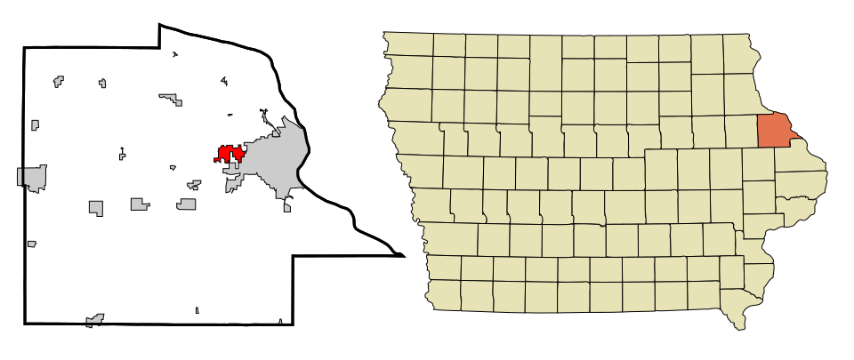 Map of Asbury