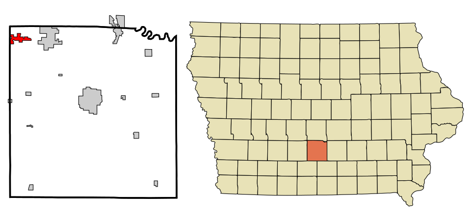 Locator map of Cumming
