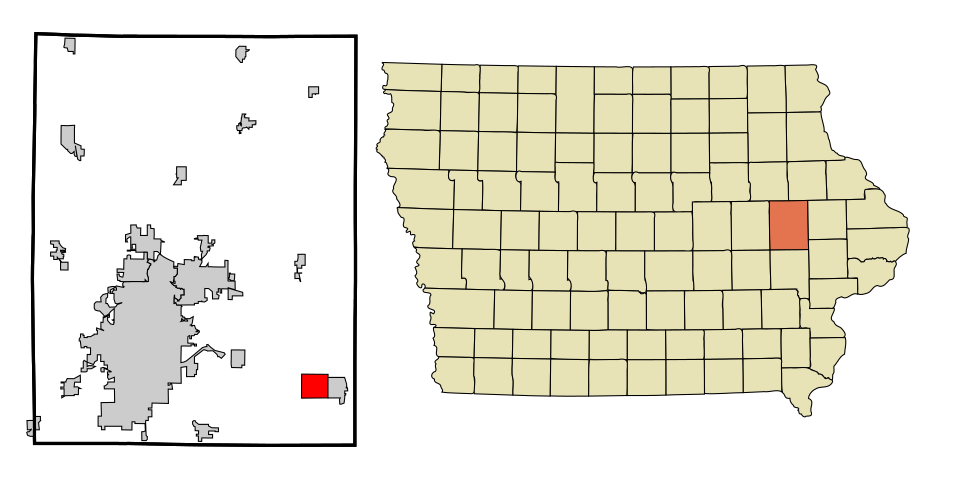 Locator map of Mount Vernon