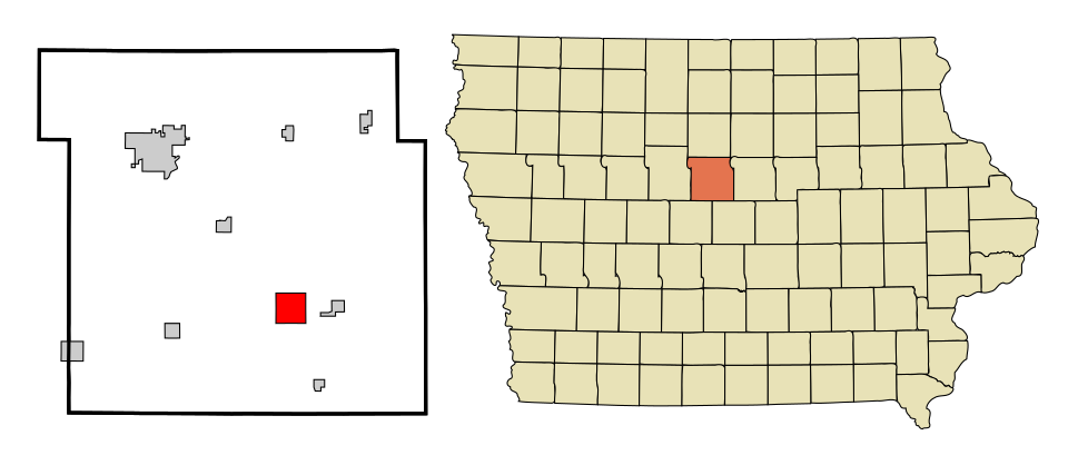 Locator map of Jewell Junction