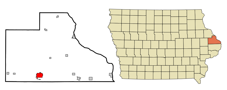 Locator map of Maquoketa