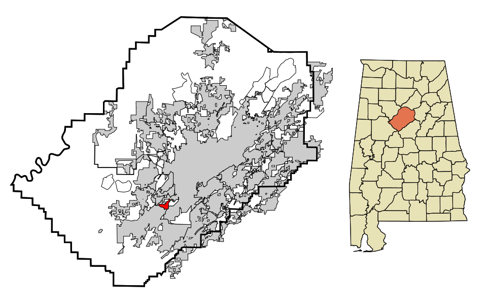 Locator map of Lipscomb
