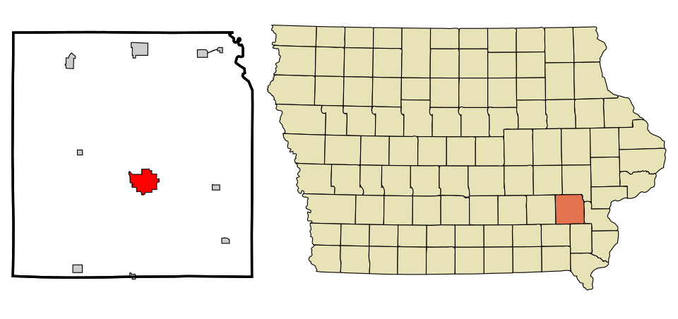 Locator map of Washington