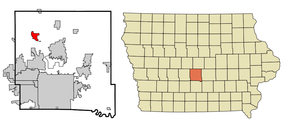 Locator map of Polk