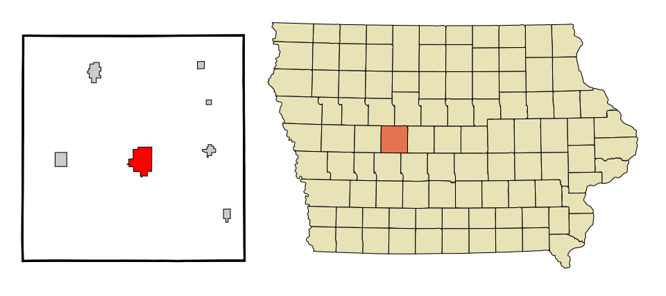 Locator map of Jefferson