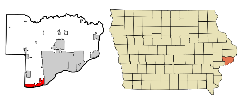 Locator map of Buffalo