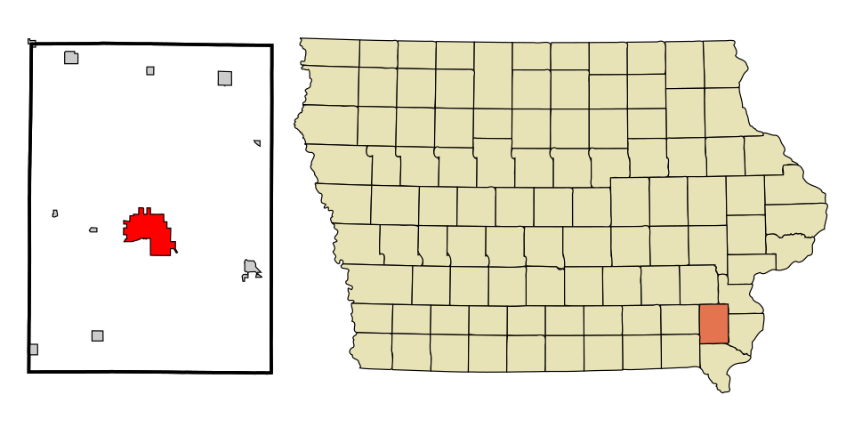 Locator map of Mount Pleasant