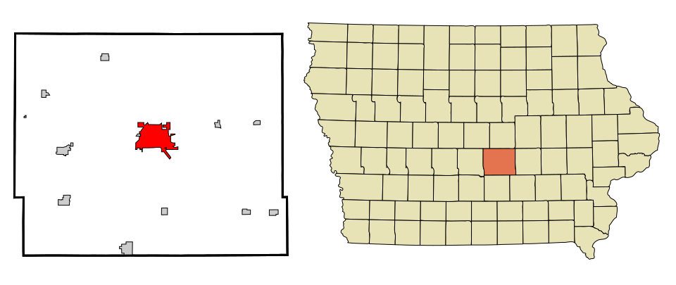 Locator map of Newton