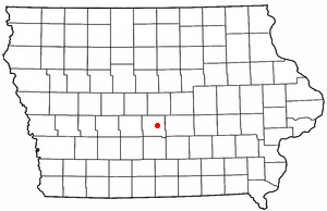 Locator map of Bondurant