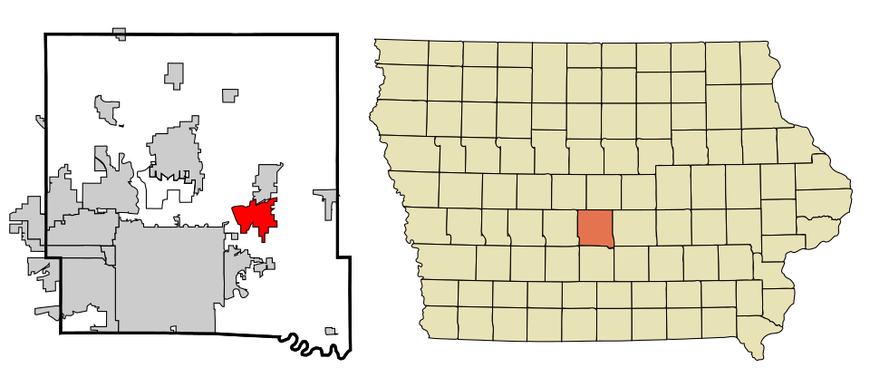 Locator map of Altoona