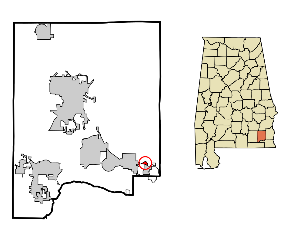 Locator map of Napier Field